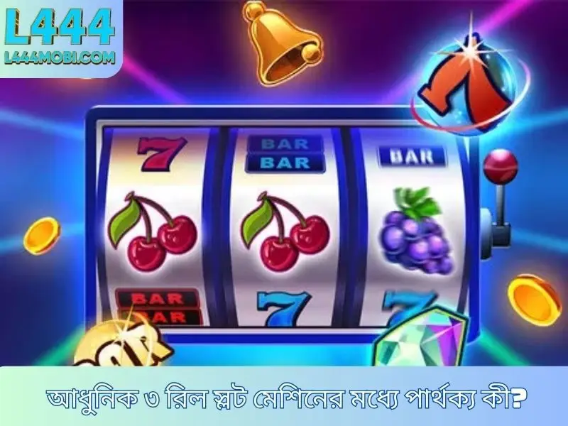 আধুনিক ৩ রিল স্লট মেশিনের মধ্যে পার্থক্য কী?